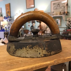 Vintage Small Child Size Sad Toy Play Iron