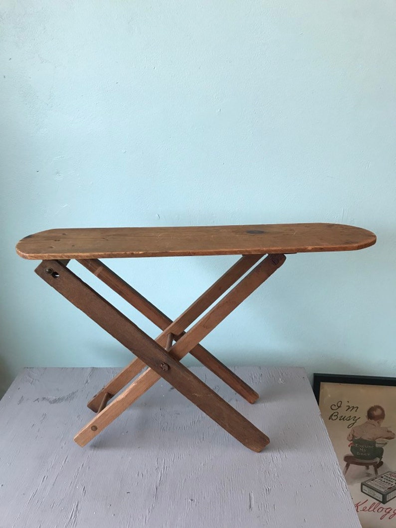 childrens wooden ironing board