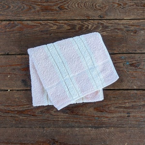 Vintage Cone Pink Striped Towel
