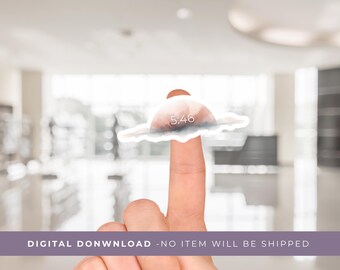 Impressão em aquarela abstrata do nascer do sol • Inspirada na música, Rüfus du Sol (Download digital)