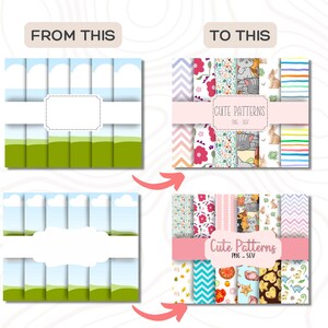 May include: A digital download of 10 cute patterns in PNG and SVG format. The patterns feature a variety of designs, including flowers, animals, and geometric shapes. The patterns are perfect for creating digital or printed projects.