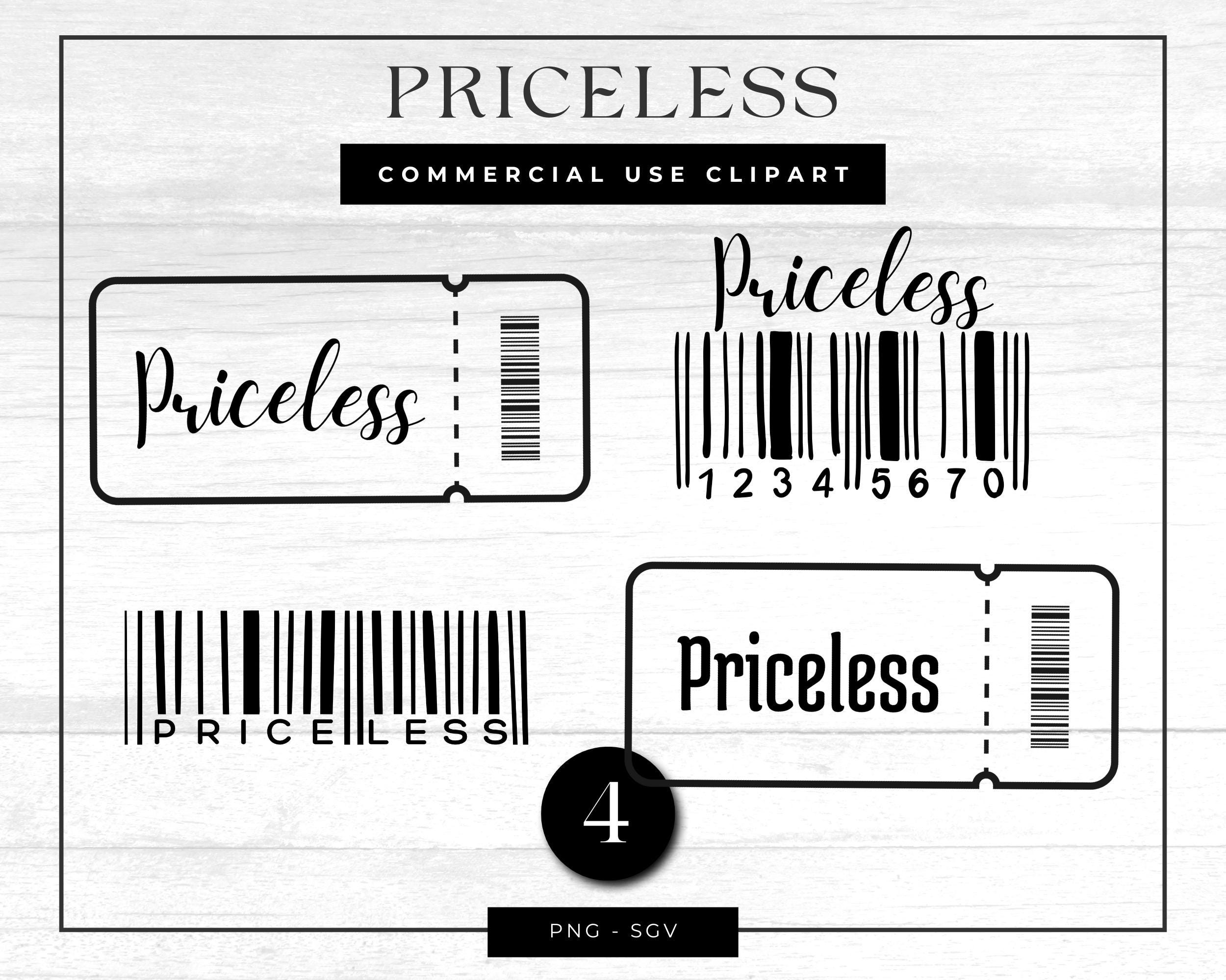 Priceless Barcode - Etsy, image size:2500x2000
