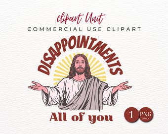 Enttäuschungen für alle (PNG) • Lustiger christlicher Humor (Digitaler Download)