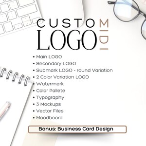 LOGOTIPO PERSONALIZADO, Exclusivo Design de Logotipo Empresarial, Logotipo Único, Logotipo Personalizado
