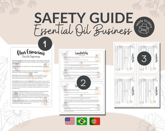 Essential Oil Safety guide, PDF Welcome Kit Package, essential oil business, Essential Oil Printable, Essential Oil welcome package