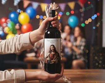 This Used To Be Water" Funny Wine Label - Instant Download PDF