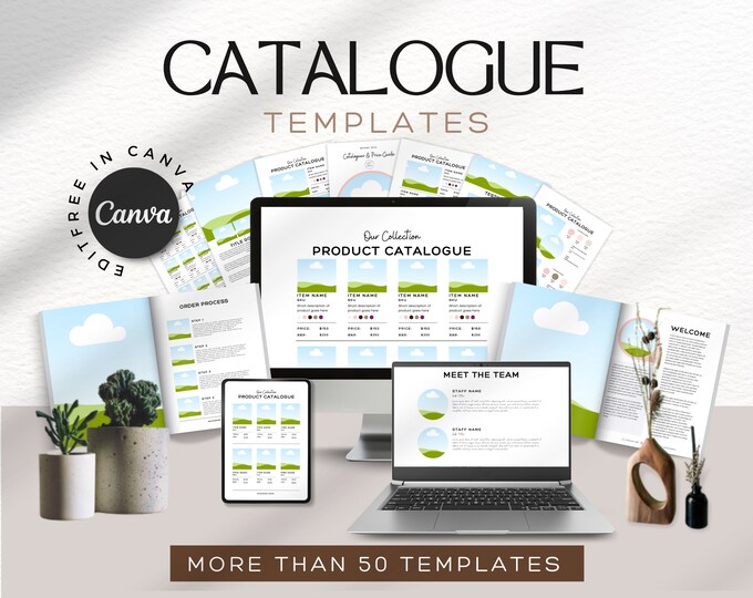 Cataloque Template, Line Sheet Bundle, Wholesale Catalogue, Pricing