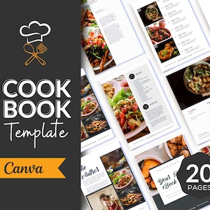 Family Recipe Book Template for Canva: Keepsake Cookbook (Digital Download)