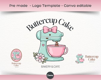 Bakery Logo Template: Editable DIY Design (Instant Download)