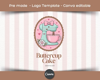 Bakery Logo Template: Editable DIY Design (Instant Download)