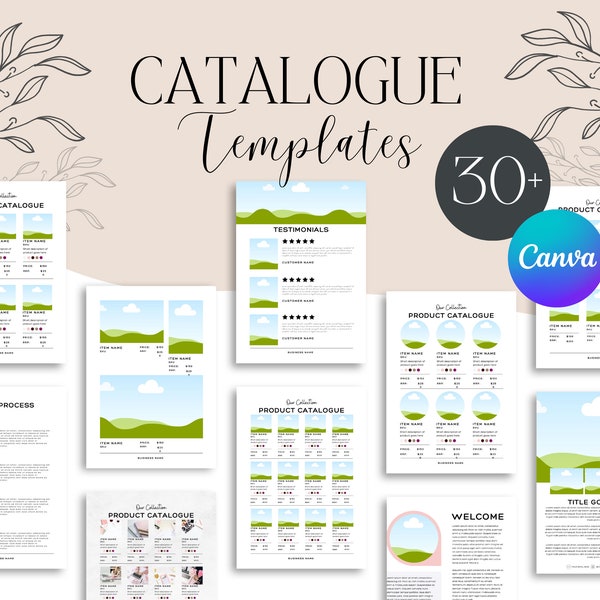 LINE SHEET Template, Cataloque Price Template, Wholesale Catalogue, Pricing & Services Guide, Price List Template, Canva Linesheet Catalogue