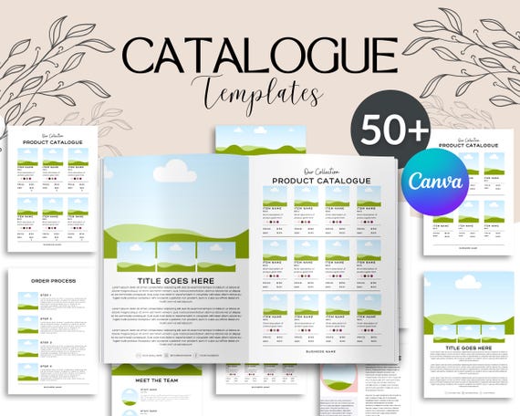 Line Sheet Template: Wholesale Catalogue & Price Guide (Canva Editable) (Digital Download)