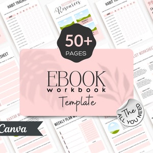 Editable Ebook Workbook Template: Canva Lead Magnet (Digital Download)