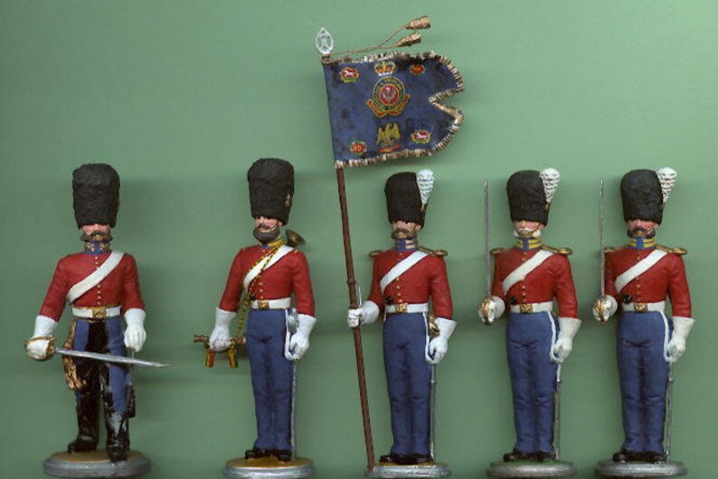 Vintage années 80 Royal Scots Gris - Métal moulé peint à la main en Angleterre
