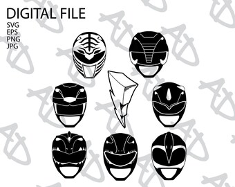 Download Power Rangers Svg Etsy