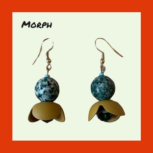 Verde Floral Earring