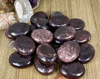 Lepidolite Palm Stone: Emotional Healing & Stress Relief