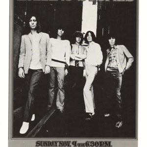 The Rolling Stones 1969 9 de noviembre Oakland Coliseum Bill Graham BG201 Postal Randy Tuten