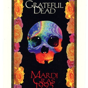 Grateful Dead Handbill Mardi Gras Oakland Coliseum 1995