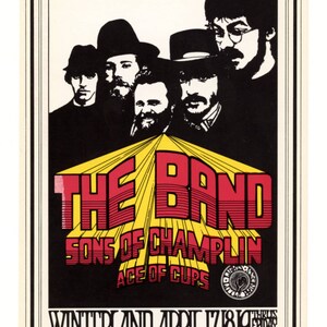The Band Sons of Champlin Ace of Cups 1969 Fillmore West Bill Graham BG169 Postal Randy Tuten