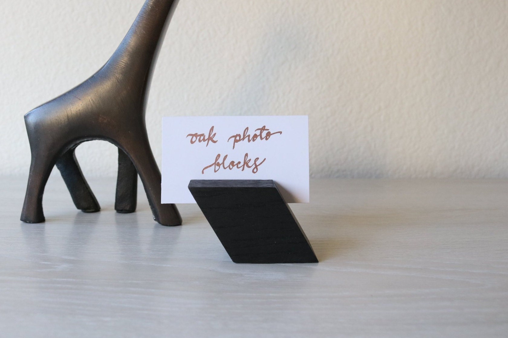 Blocs Photo Géométriques en Chêne - Parallélogramme