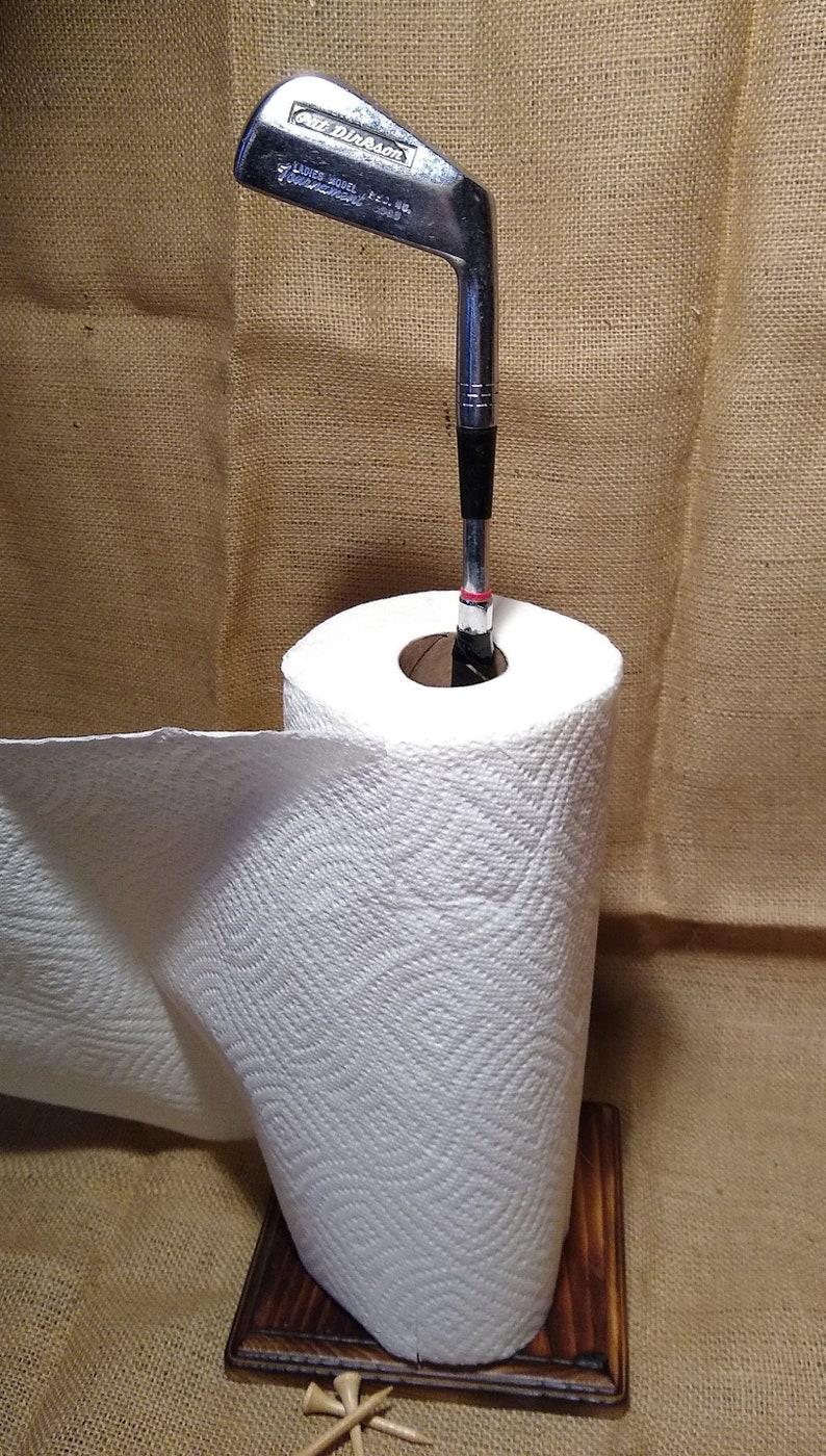 Standling Paper Towel Holder Golf Club Kitchen Bar Accessory Etsy