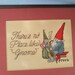 No Place like Gnome Cross Stich Frame Picture 80s Kids Bedroom Wall Art Home Decor New Home Gift