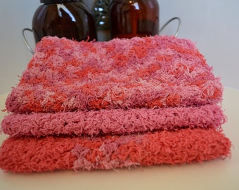 Exfoliating Scrubbie Wash Cloths (Set of 3)