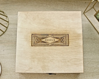 Gift for Men - Groomsmen Gift – Personalized Cigar Boxes, Personalized Gift for Groomsmen Gifts, Best Man Gift, Wedding Gift