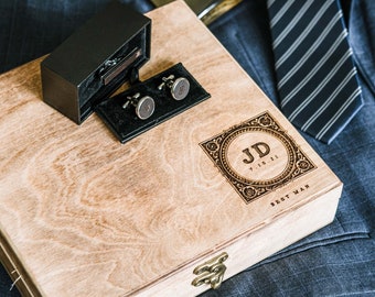 Groomsmen Gift – Personalized Cigar Box– A Personalized Gift, great for Groomsmen Gifts, Best Man Gift or Wedding Gifts