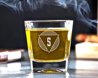 Vasos de whisky personalizados (juego de 2) – Regalo para padrinos de boda – Vasos grabados