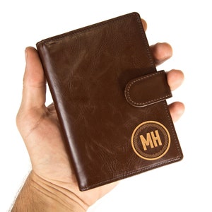 Personalized Leather Pocket Journal Leather Journal, The Perfect Mens Gift, Boyfriend Gift, or Groomsmen Gift image 10