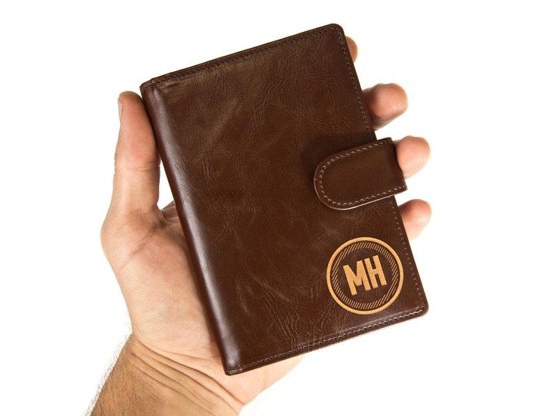 Personalized Leather Pocket Journal Leather Journal, The Perfect Mens Gift, Boyfriend Gift, or Groomsmen Gift image 10