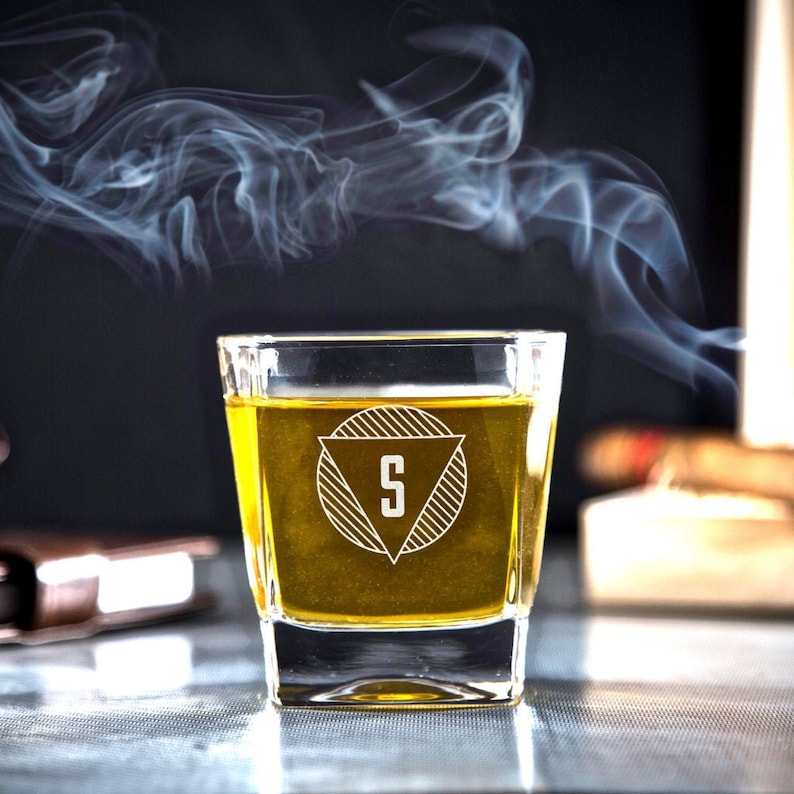 personalized whiskey glasses groomsmen