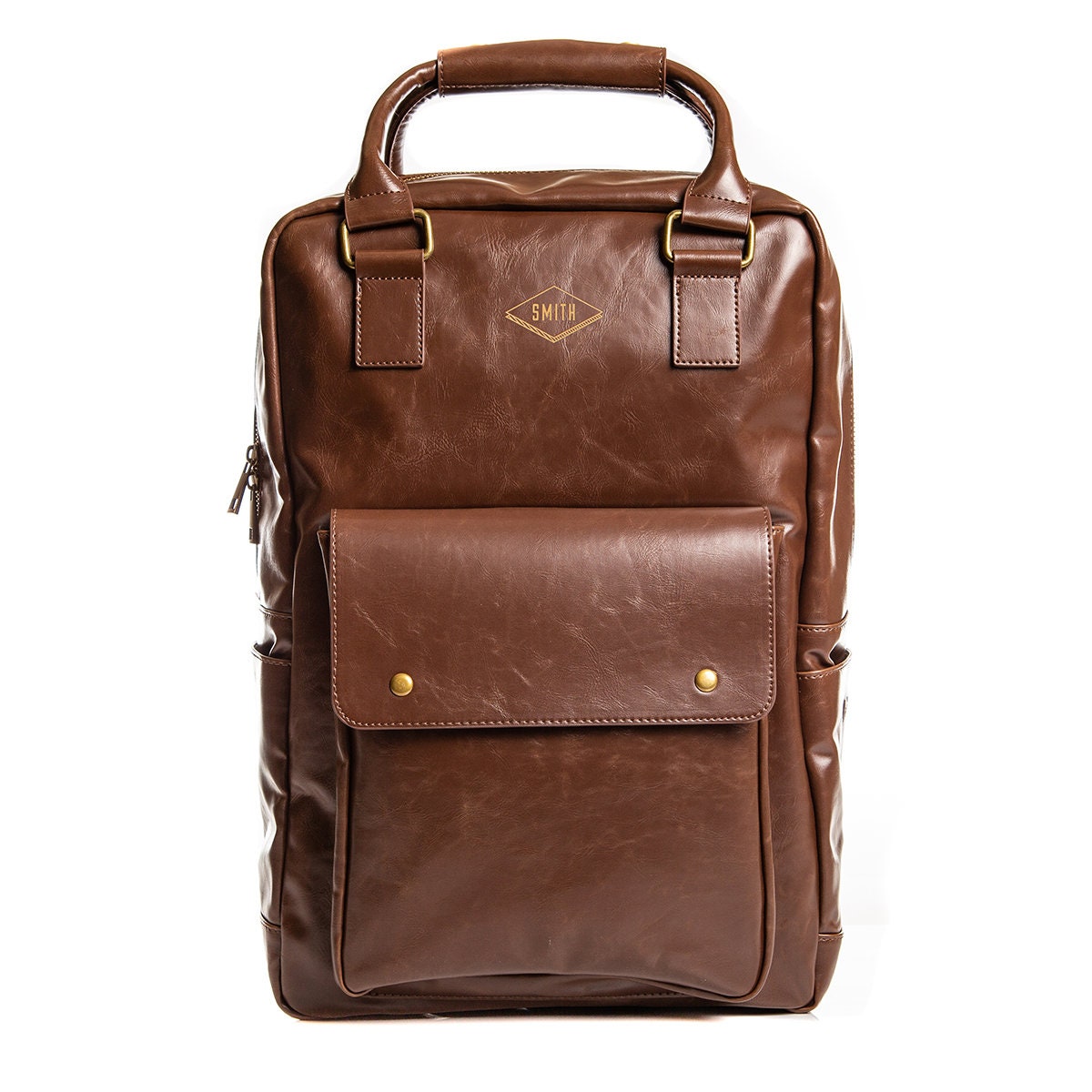 Premium Vegan Leather Laptop Backpack - 17 Inch Laptop  display picture 1
