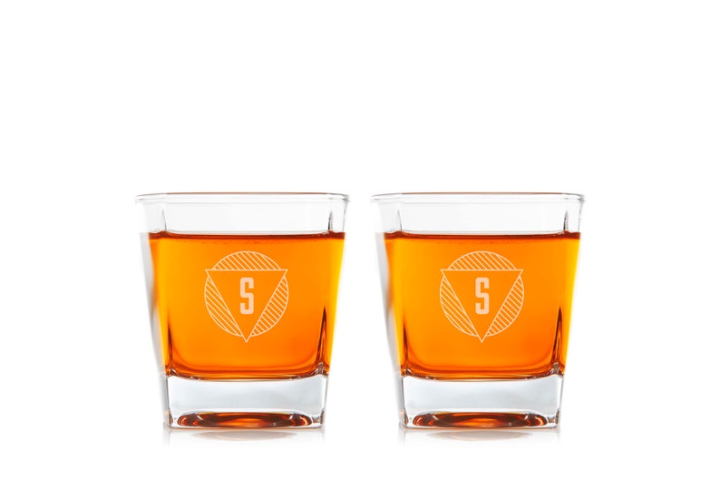 personalized whiskey glasses groomsmen