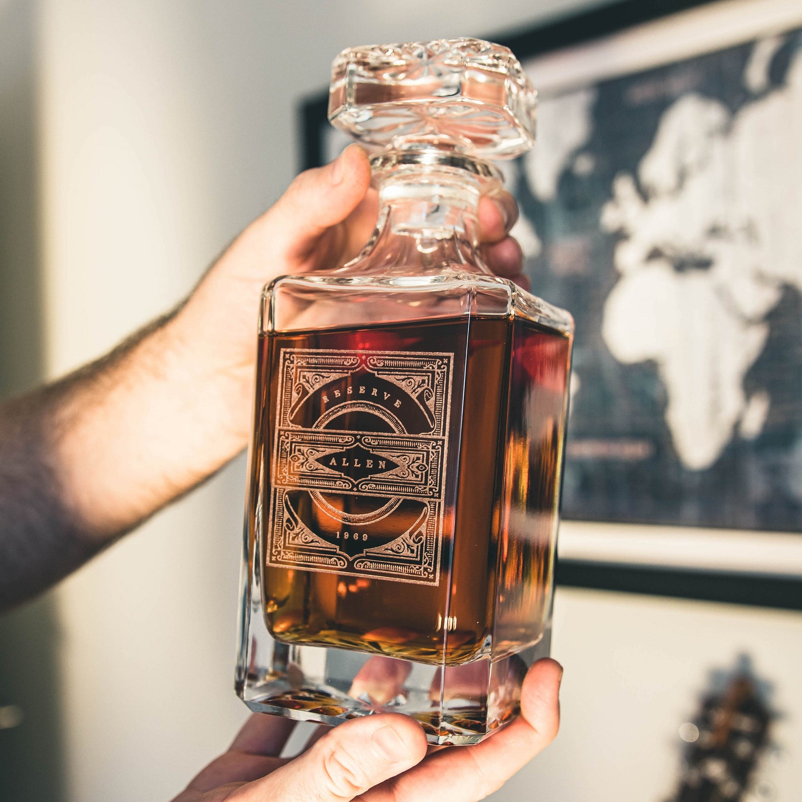 Groomsmen Gift – Personalized Whiskey Decanter Set – A Personalized Gift, great for Groomsmen Gifts 