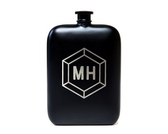 Personalized Gift for Men - Hip Flask - The Hex