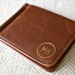 personalized leather money clip personalized leather money clip