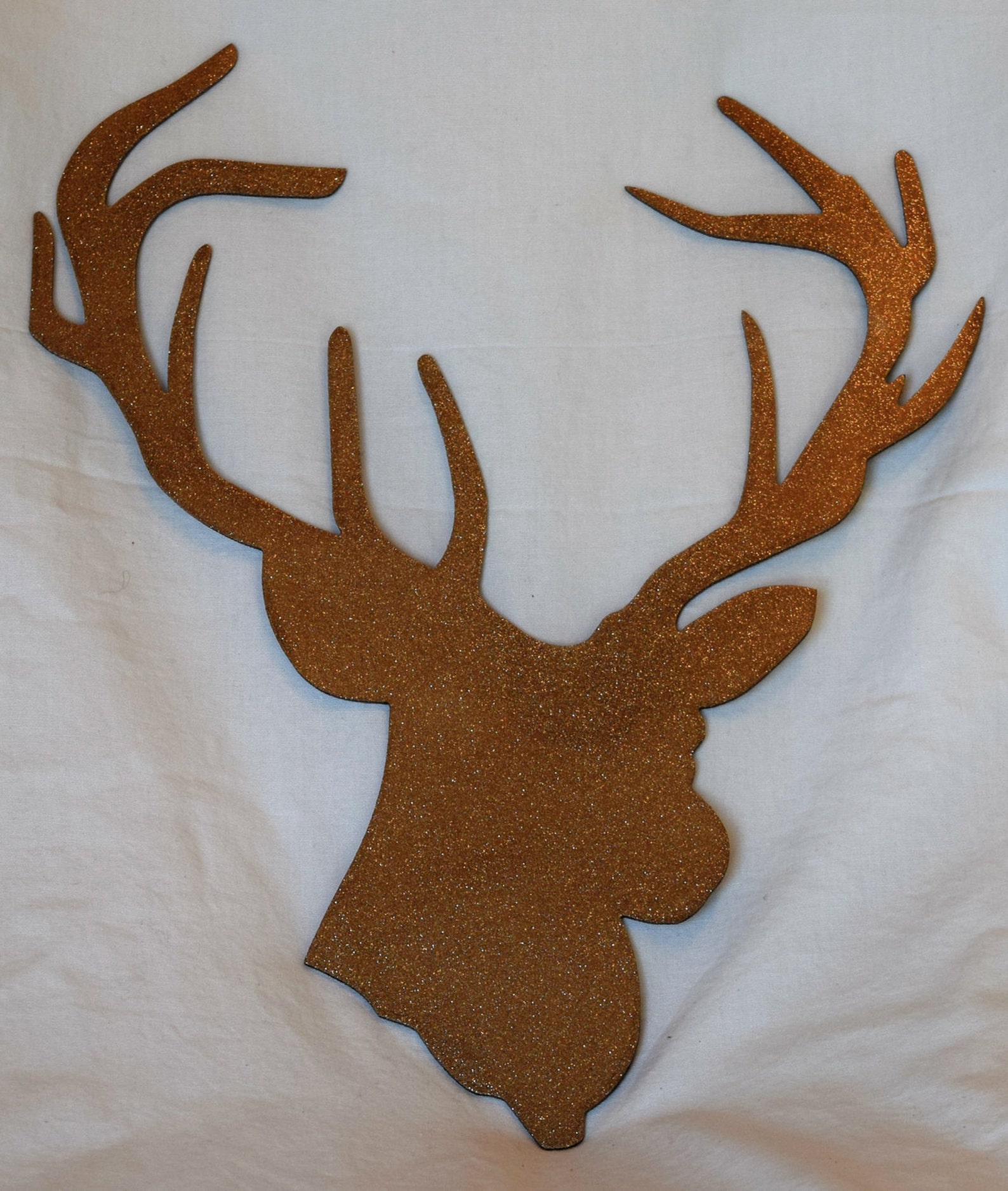 Metal Deer Head Wall Hanging Etsy