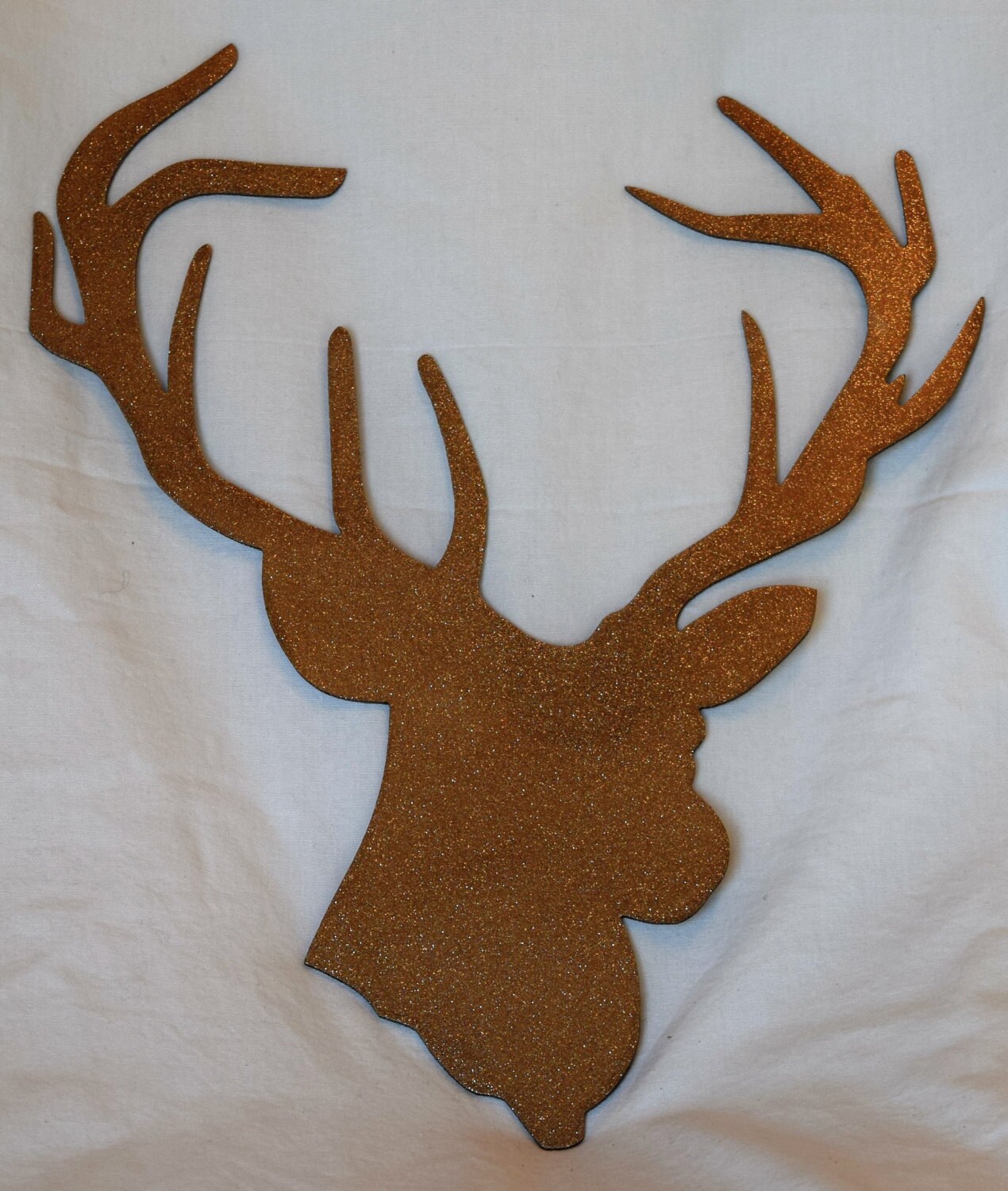 Metal Deer Head Wall Hanging Etsy