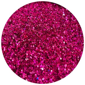 Fuchsia Fine Glitter: 50 Grams, Nail Art, Resin DIY