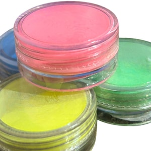 Glow In The Dark Powder Pigments: UV Resin Crafts, 4 Colors