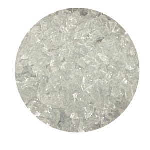 Helder gebroken glas | Onregelmatige metallic gebroken glasglitter | Nailart-glitter | Harsglas glitter | Hars doe-het-zelf | Helder gebroken glas