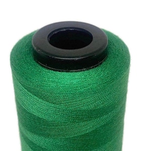 Green Sewing Thread | 1749 Yards Polyester Spool | Bold Green Quilting, Embroidery Thread for Crafts, DIY & Repairs