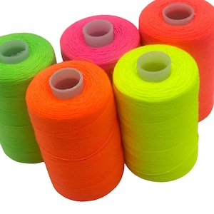 Neon Polyester Thread Spool: Sew All, 1000 Yards