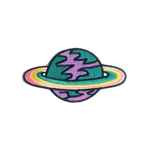 Naszywka Planet | Retro pastelowe żelazko | Dekoracje DIY na ubrania