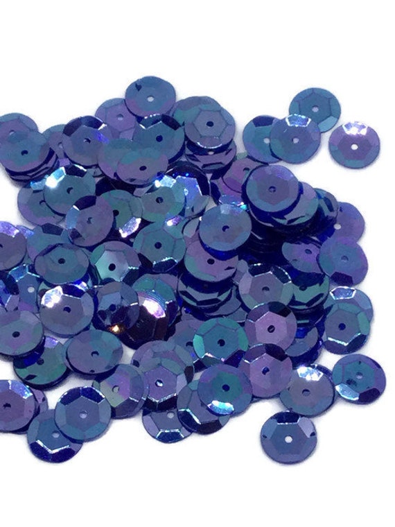 1000 Silver 7mm Round Paillette Cup Loose Sequins Sewing Wedding Art Craft