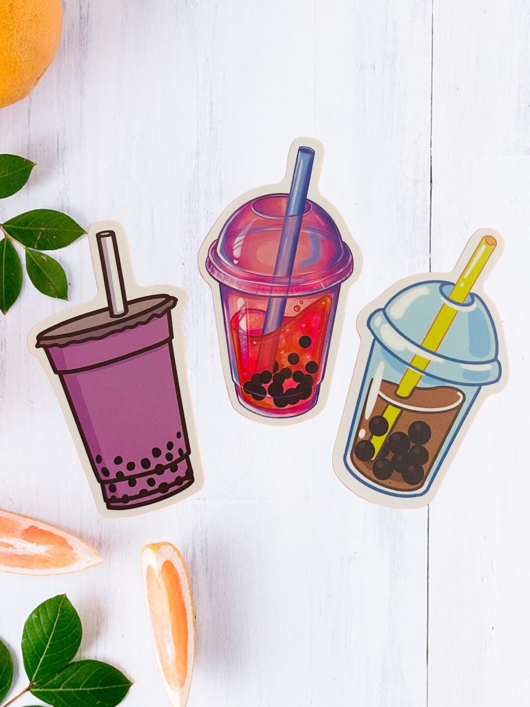 Boba Tea Sticker Bobba Tea Sticker Bobba Bubble Tea Boba - Etsy