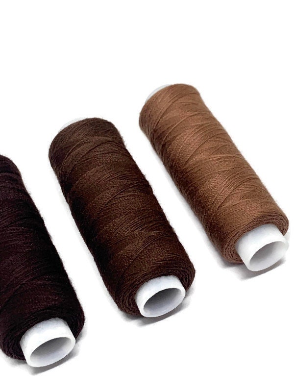 Brown Thread. Brownsew All Polyester Thread Spool. Brown 100% Polyester  Thread. 250 Yards 